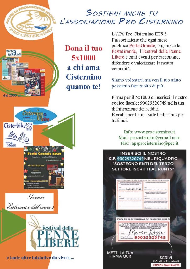 Dona il tuo 5x1000